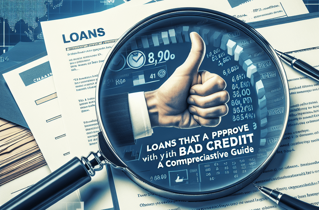 Loans That Approve You with Bad Credit: A Comprehensive Guide